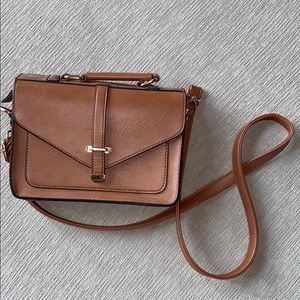 MMS Brown shoulder purse